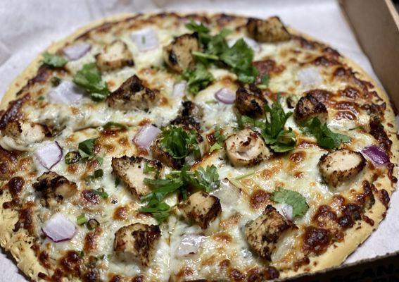 Pesto Chicken Pizza