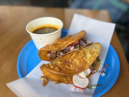 Cheesy Birria Taco