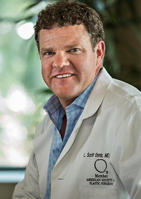 L. Scott Ennis, MD, FACS is a double board certified plastic surgeon.