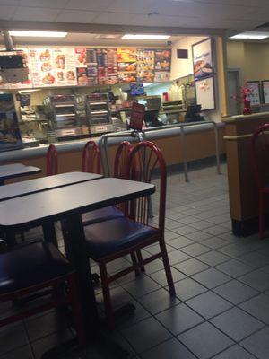 Order desk for KFC and Taco Bell same location