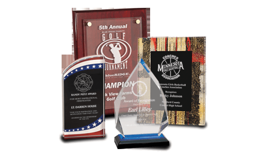 For your next Acrylic Award or Crystal Award, look no further than Recognition Products in Chico, CA.  Here are some examples.