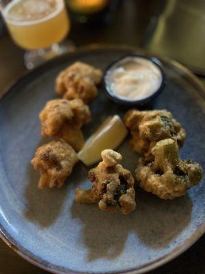 Cauliflower and broccoli pakora