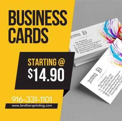 Business Cards
www.brothersprinting.com