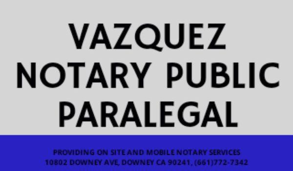 New business card for Notary Public Services