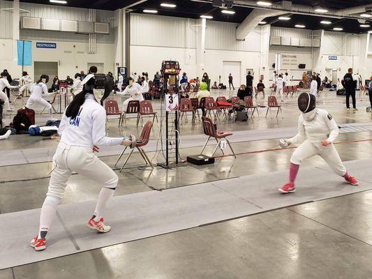 Recognize the fencer?