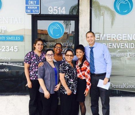 Team Pico Rivera with Dr. Johnson & Lisa Chen