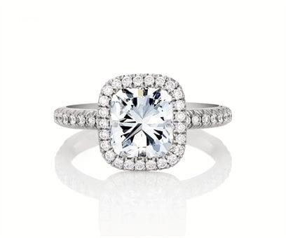 Cushion Diamond Ring