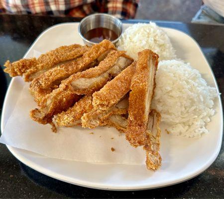 Chicken katsu (came with a Mac salad we didn't eat).