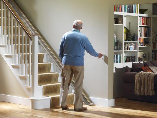 Remote controls included with every stairlift installation for your convenience