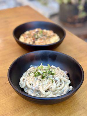 The miso udon carbonara was loved by my entire group.