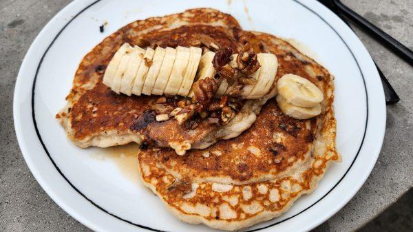 Vegan Banana Pancakes were surprisingly great. I don't normally seek out Vegan things.