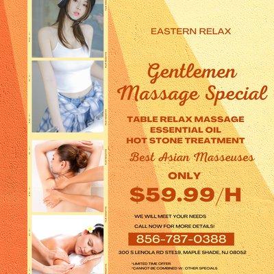 Eastern Relax
 300 S Lenola Rd ste19, Maple Shade, NJ 08052
 Call us at 856-787-0388