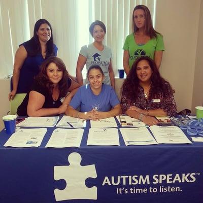 Autism Speaks joining the Grand Opening in 2013!