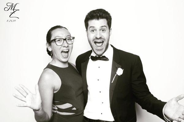 B&W Wedding Photo Booth