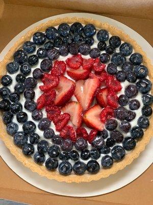 Vegan Cheesecake Fruit Tart