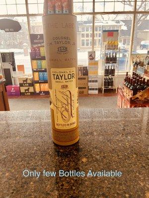 E.H Taylor Straight Kentucky Bourbon Whiskey..