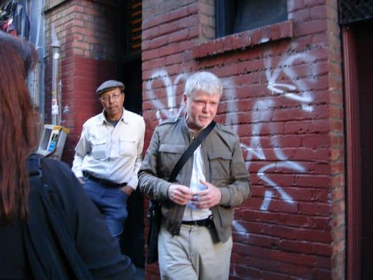 Rick doing a fantastic job telling the story of San Francisco's Chinatown.