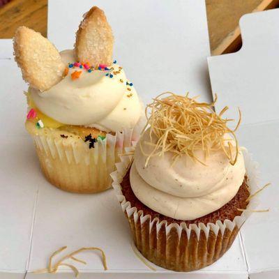 Hippity Hop and Harlow's Honey Baklava cupcakes