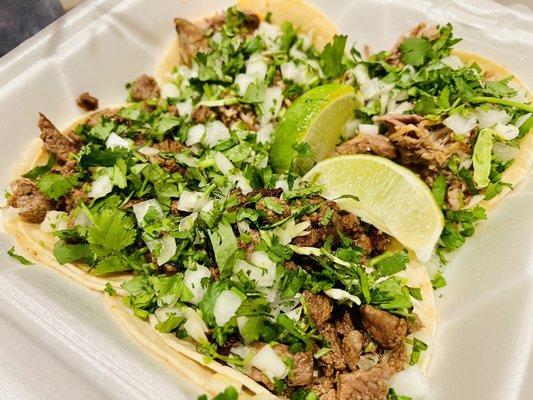 Taco Tuesday: carnitas and carne asada