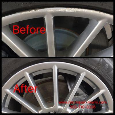 Rim Repair Miami, Scratched Rim repair, Remove scratches from Rims Miami, Wheel Repair Miami. Open Daily at 8:30AM - Text/Call 305-710-3336