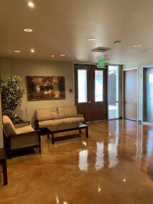 Front lobby at LEVEL Financing