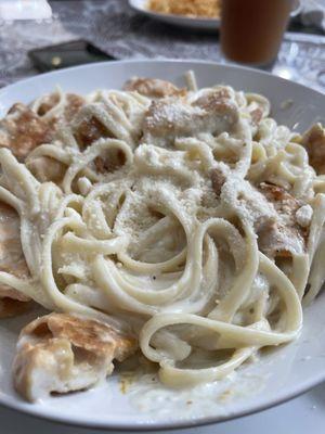 Fettuccine with Grilled Chicken Alfredo