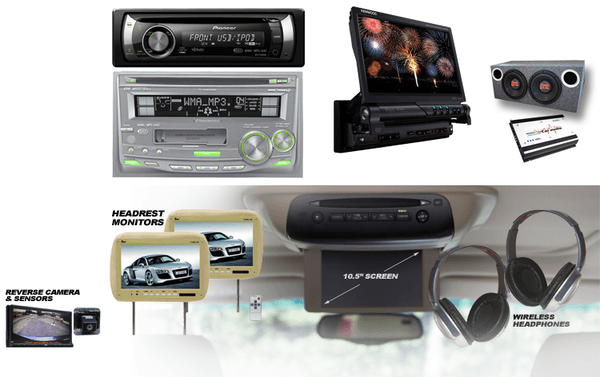 Audio, Cameras, DVD Players,Drop Downs, Stereos, plus Installations