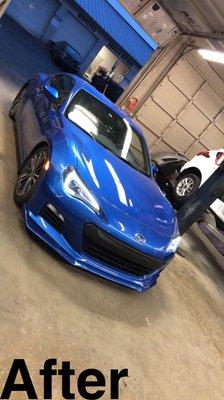 Customers Subaru Brz back on the road looking better then ever!