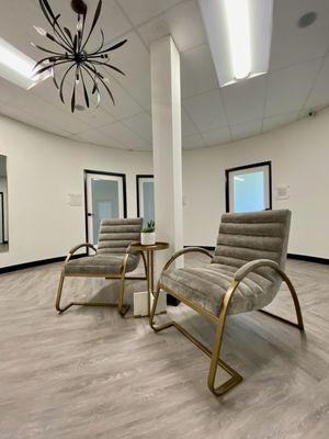 Comfortable and stylish waiting area