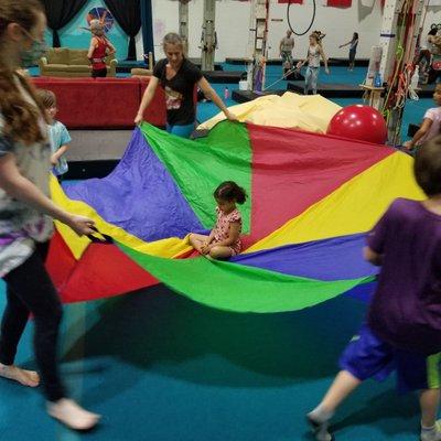 Parachute fun