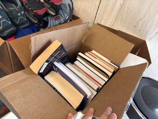 Donated books