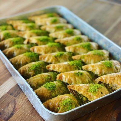 Pistachio baklava