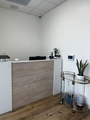 receptionist desk