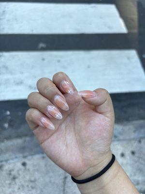 The nails I got that look nothing like the inspo photo