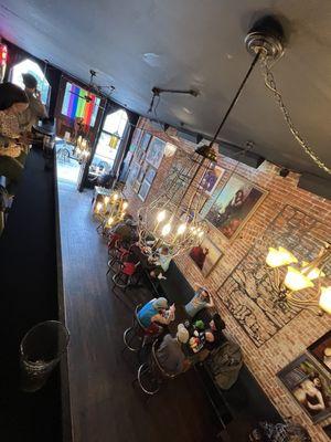 Interior view from loft seating area