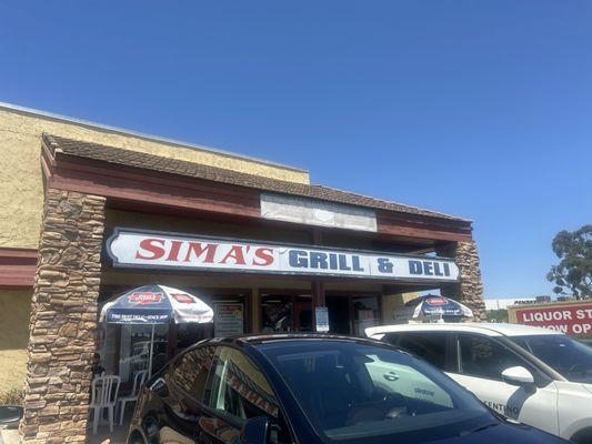 They have an outside patio for eating outside and enjoying the weather as well.