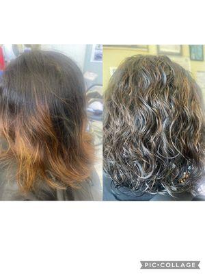 Highlights and body perm