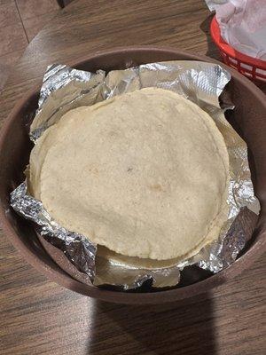 Hand made tortillas