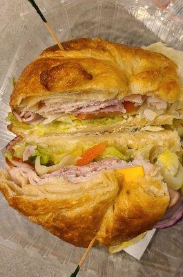 Ham & Turkey Croissant Sandwich