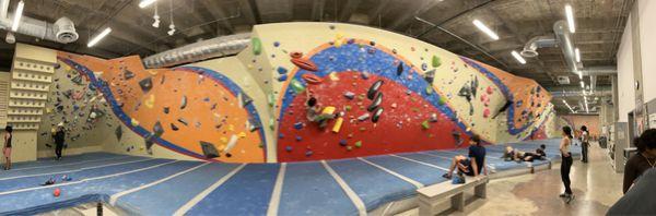 This is the main (and sort of only) wall. All climbing is visible in this picture.