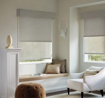 Protect your home from harmful sunlight with Hunter Douglas Designer Screen Shades.