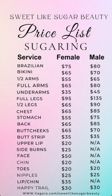 Price list