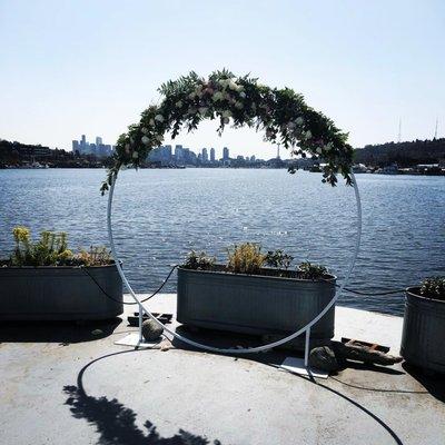 Wedding set-up on MV Skansonia.