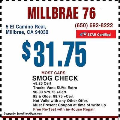 Smog Check Low Price