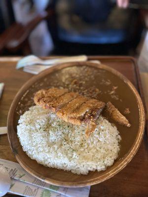 Donkatsu with curry