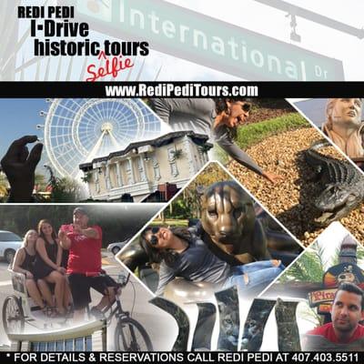 Tour International Drive in Orlando, Florida and see all of I-Drive in 60mins with friends or all by yourselfie. Use promocode: YelpRediPedi