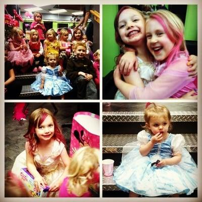 We also offer little girls birthday parties at sassy Kat, we can custom any party to meet your needs!