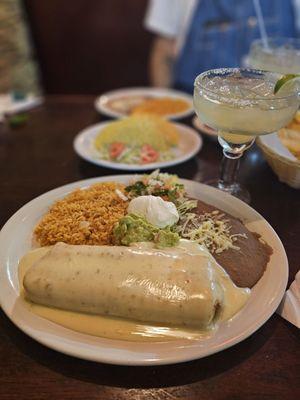 Chimichanga & Margarita