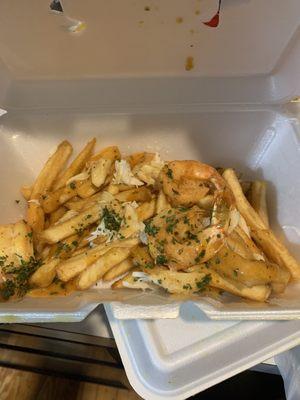 Seafood fries (called imperial) $12. This is how it came untouched. ‍