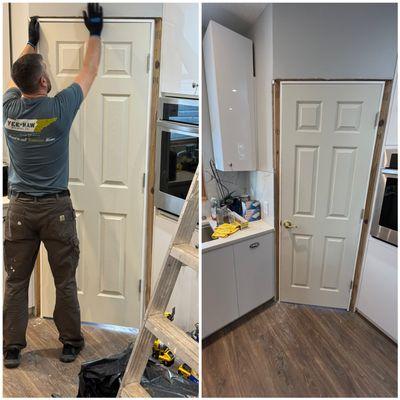 door installation